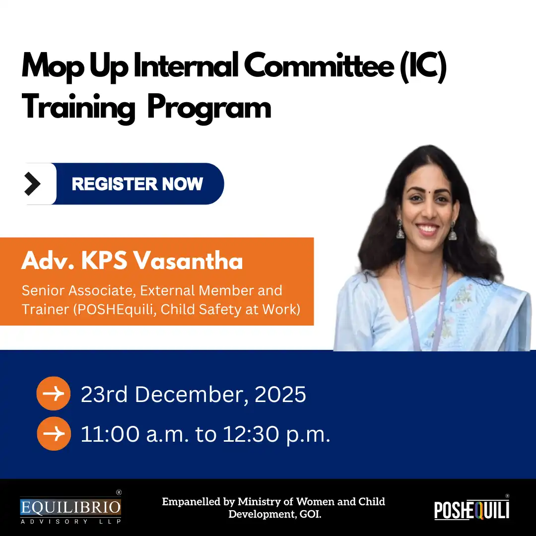 Mop Up Internal Committee (IC) Training Program