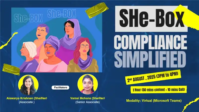 SHe-Box Compliance Simplified – 19th Aug 2025