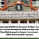 Kerala HC Reiterates POSH Act Requires Written Complaint and Clarifies that a Hostile Workplace Without Any Sexual Element Does Not Amount to Sexual Harassment While Dismissing the Appeal