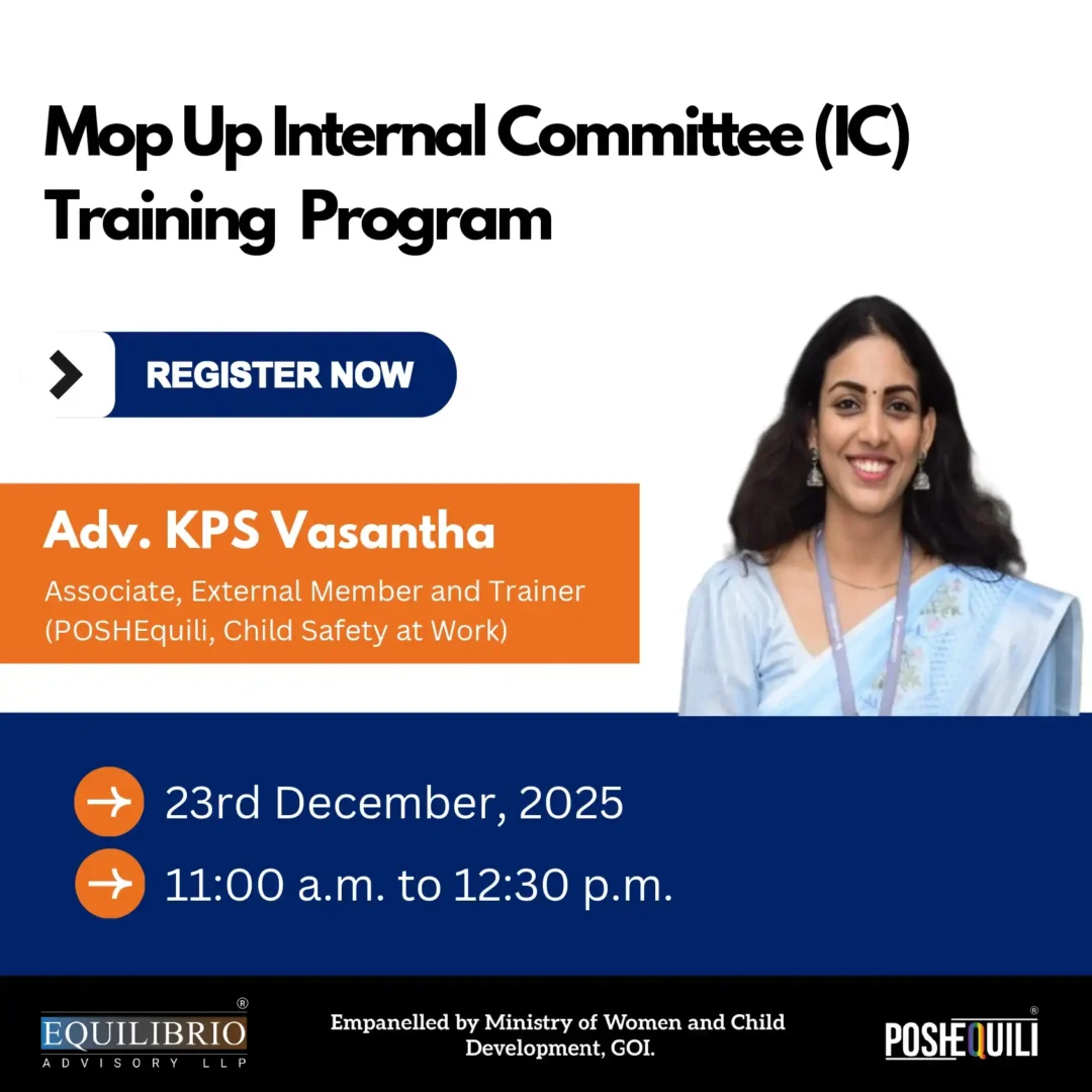 Mop Up Internal Committee (IC) Training Program