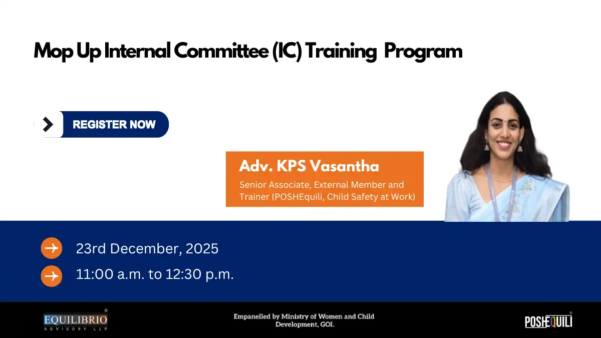 Mop Up Internal Committee (IC) Training Program December 2025