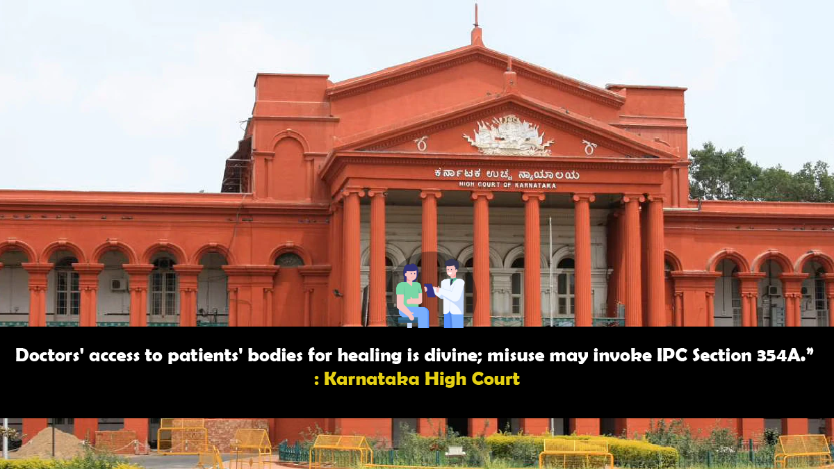 Karnataka HC Judgement On IPC Section 354A