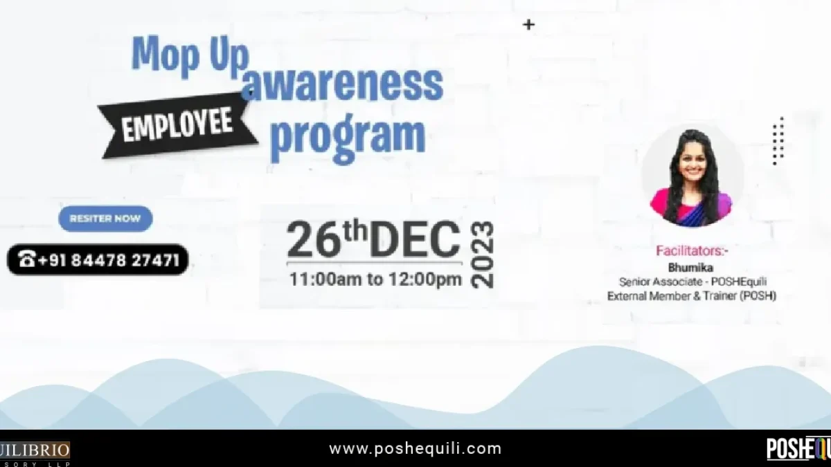 MOP Up Employee Awareness Program
