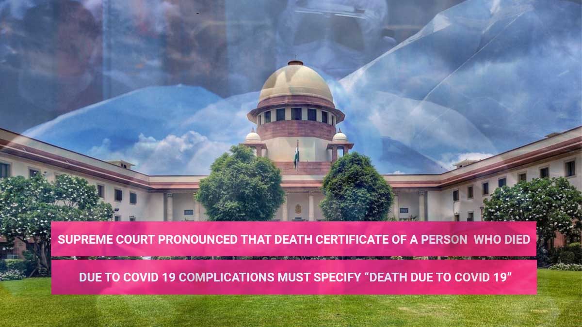 Death Due To COVID 19