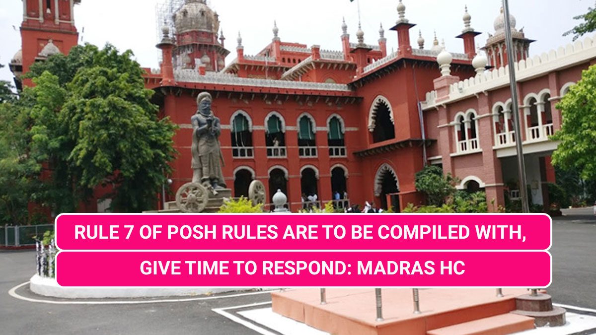 Rule 07 of POSH