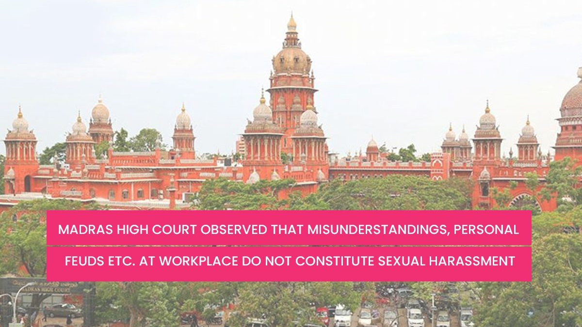 Misunderstandings do not constitute Sexual Harassment